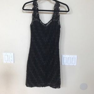 Black mini dress free people